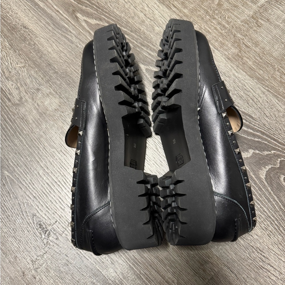 Anthropologie Jon Josef Gabby Loafers Platform Studded Sz 39 (Eur) / 9 US. EUC! - Picture 6 of 15
